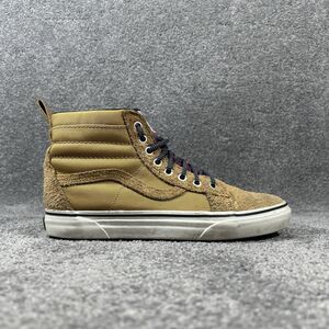 VANS Sk8-Hi MTE Men’s Size 7.5 Women’s Size 9 Brown Suede Skate Shoes Used